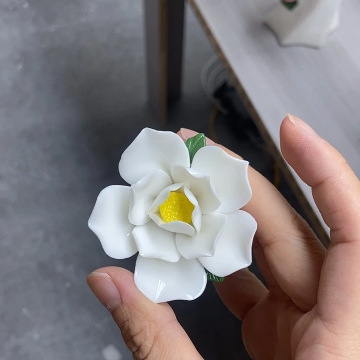 陶瓷手工制作陶瓷花