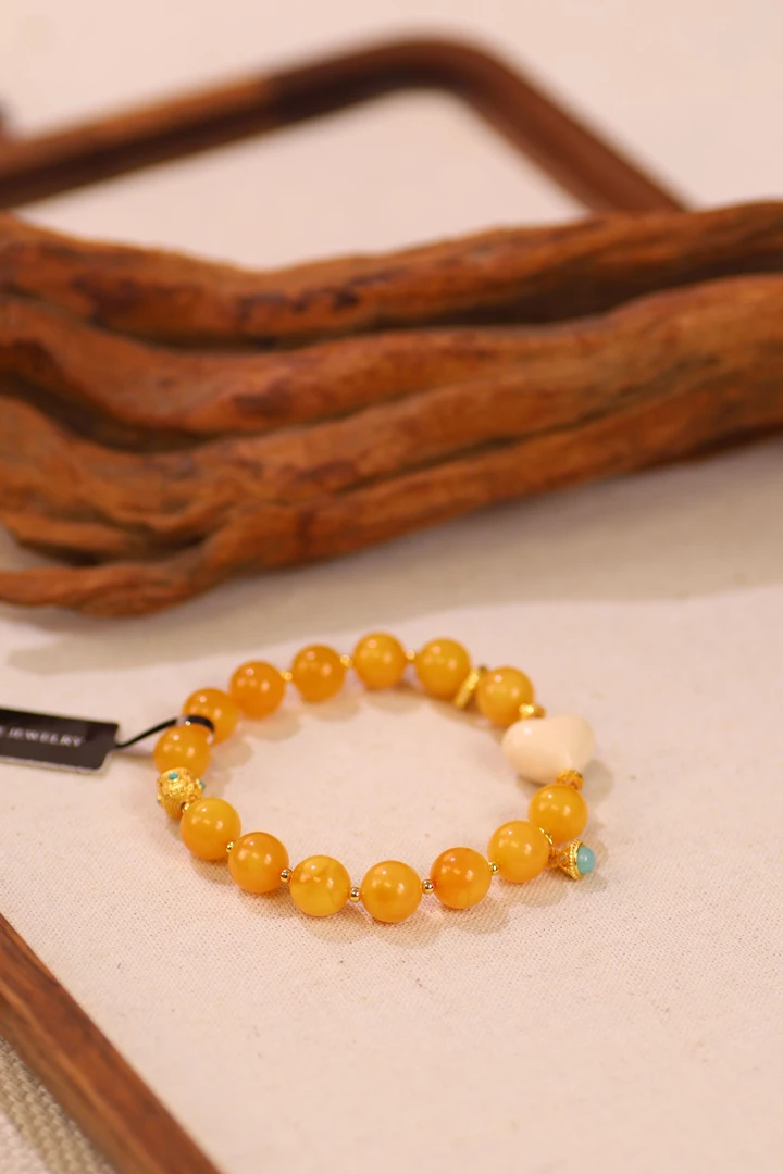 原创蜜蜡手串J025【多样性发一】