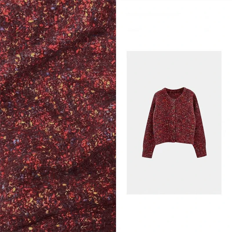 慵懒风气质针织开衫外套女2025年秋冬季新款时尚洋气圆领短款毛衣