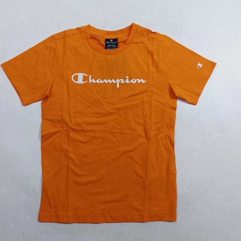 Champion冠军童装中大童短袖T恤春夏休闲圆领纯棉半袖夏装