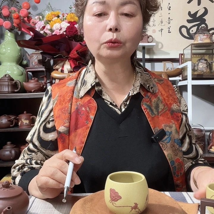 茶杯段泥原矿紫砂杯