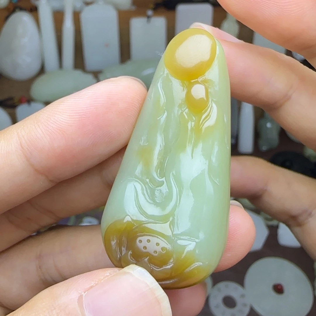 未镶嵌和田玉挂件悟道