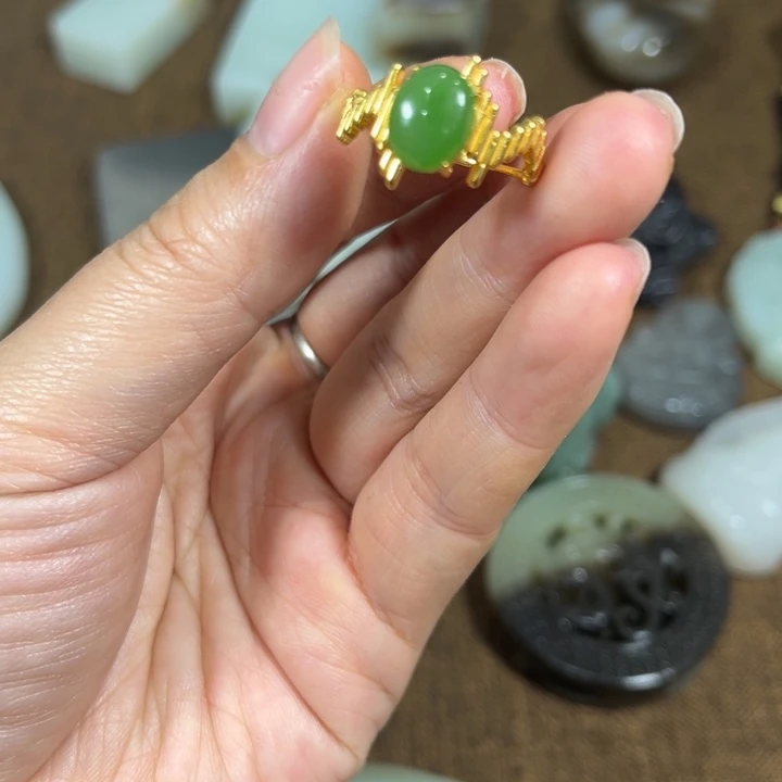 和田玉银S925镶嵌颈饰