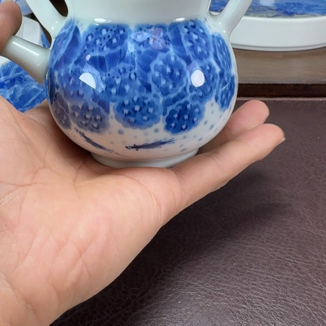 s***.瓷片当代景德镇陶瓷手绘茶具