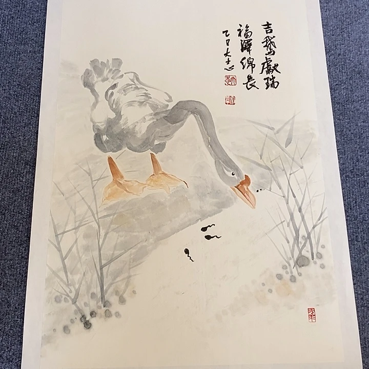 国画纯手绘写意画作45*68