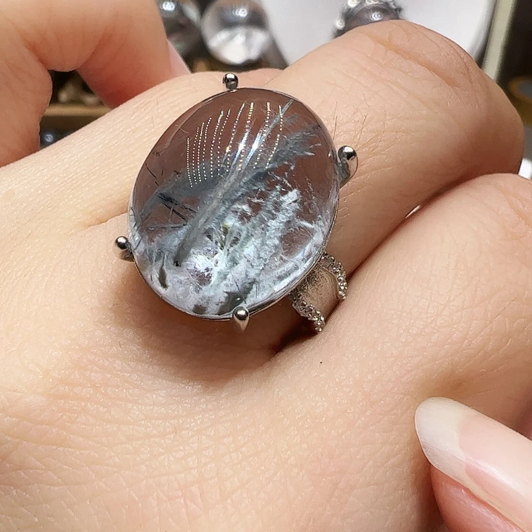 珠宝半成品水晶银S925镶嵌