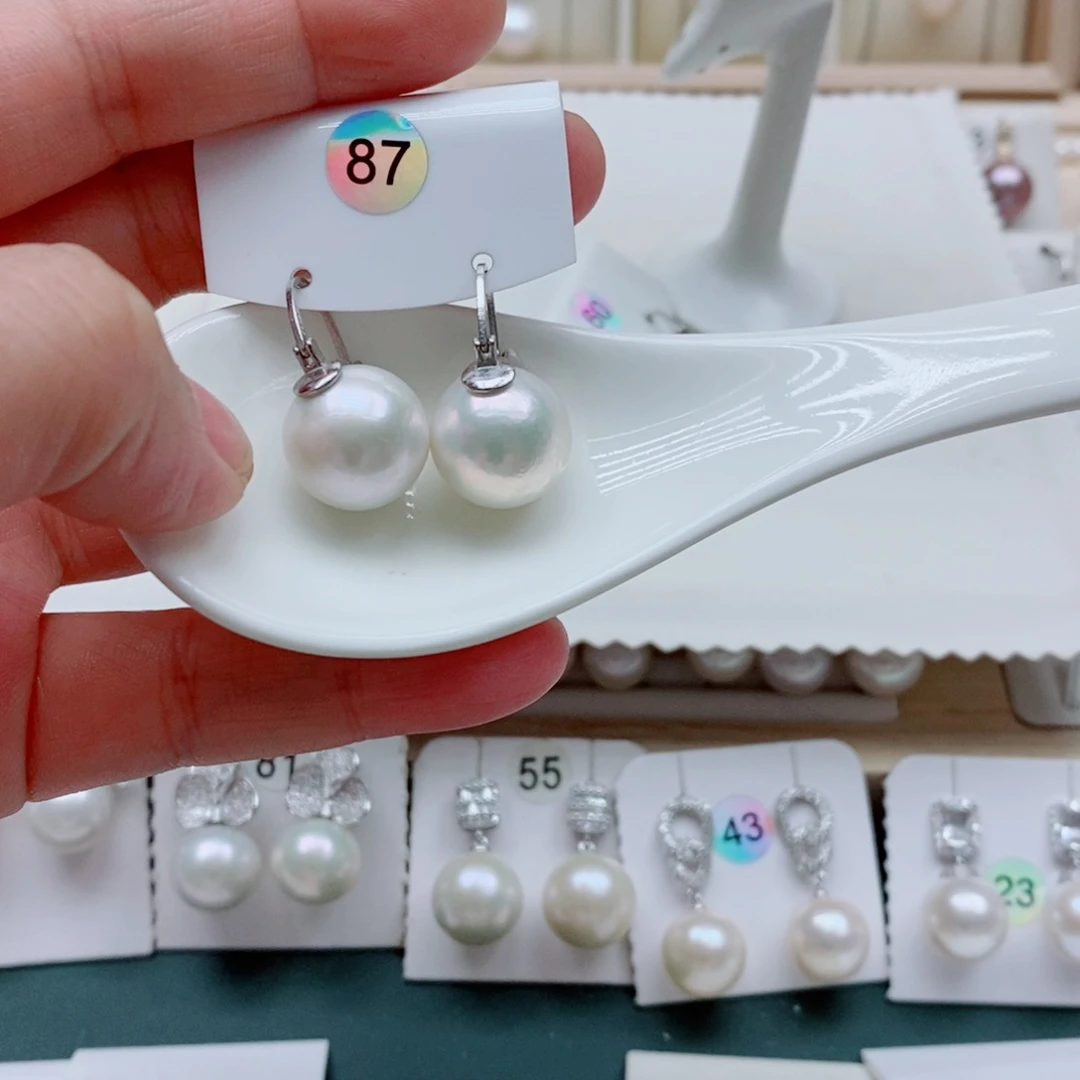 用***0颈饰银S925镶嵌淡水珍珠