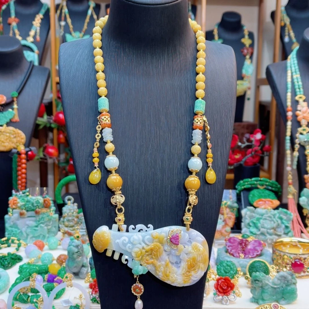 翡翠颈饰合金48小时鉴赏期