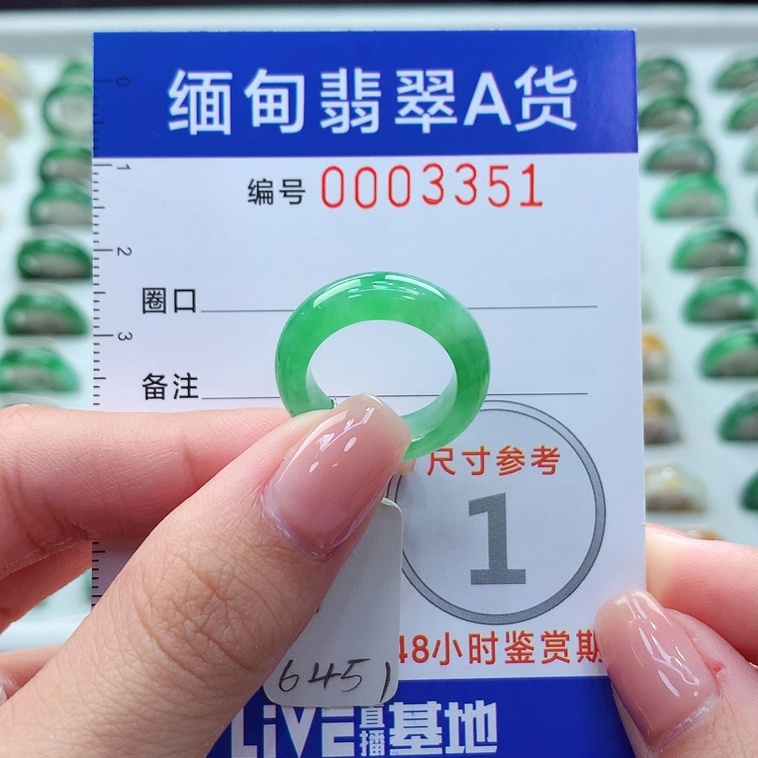 未镶嵌戒圈翡翠8号