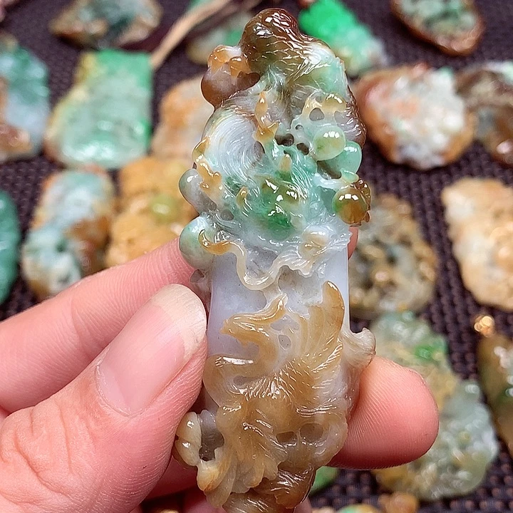 颈饰未镶嵌翡翠凤凰