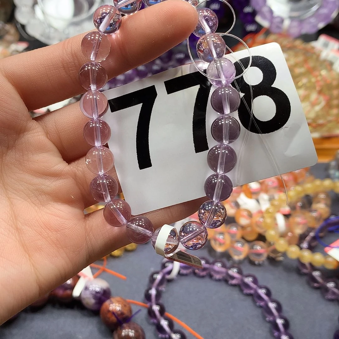 水晶手链未镶嵌天然