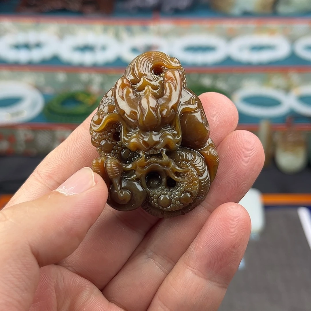 *****和田玉未镶嵌挂件