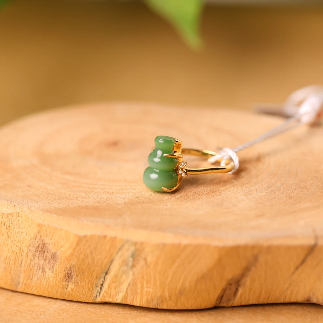 18K金福禄戒指 内径17mm 俄罗斯 270