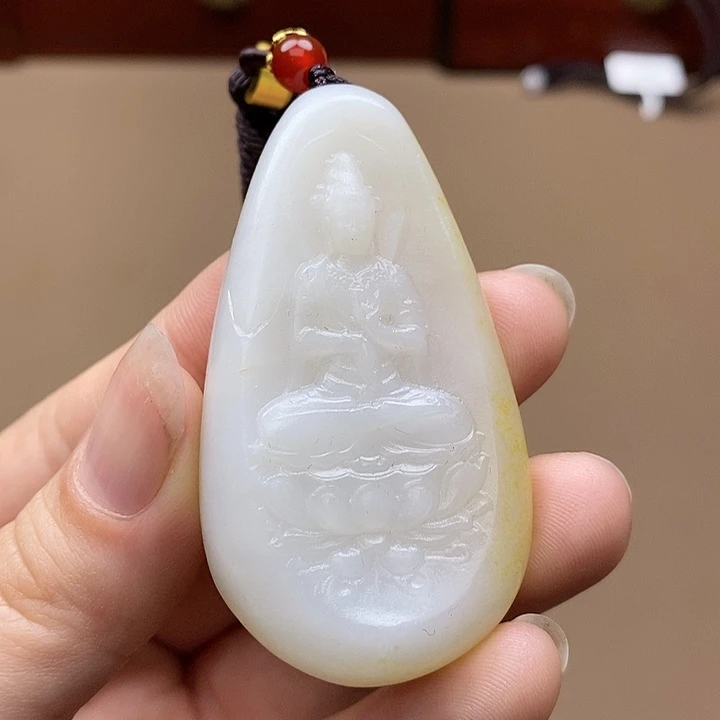 和田玉挂件未镶嵌F