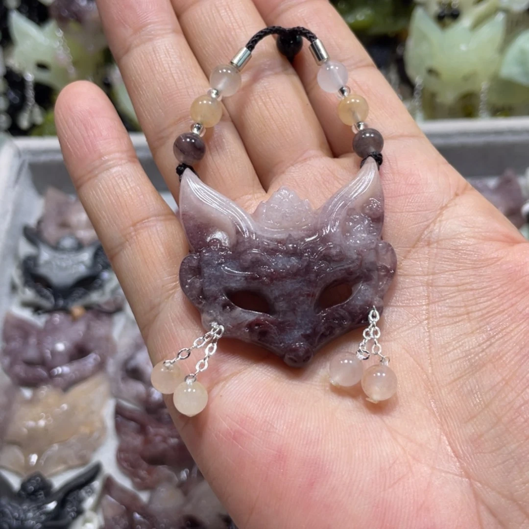 【闪购商品】岫玉颈饰未镶嵌6吊坠