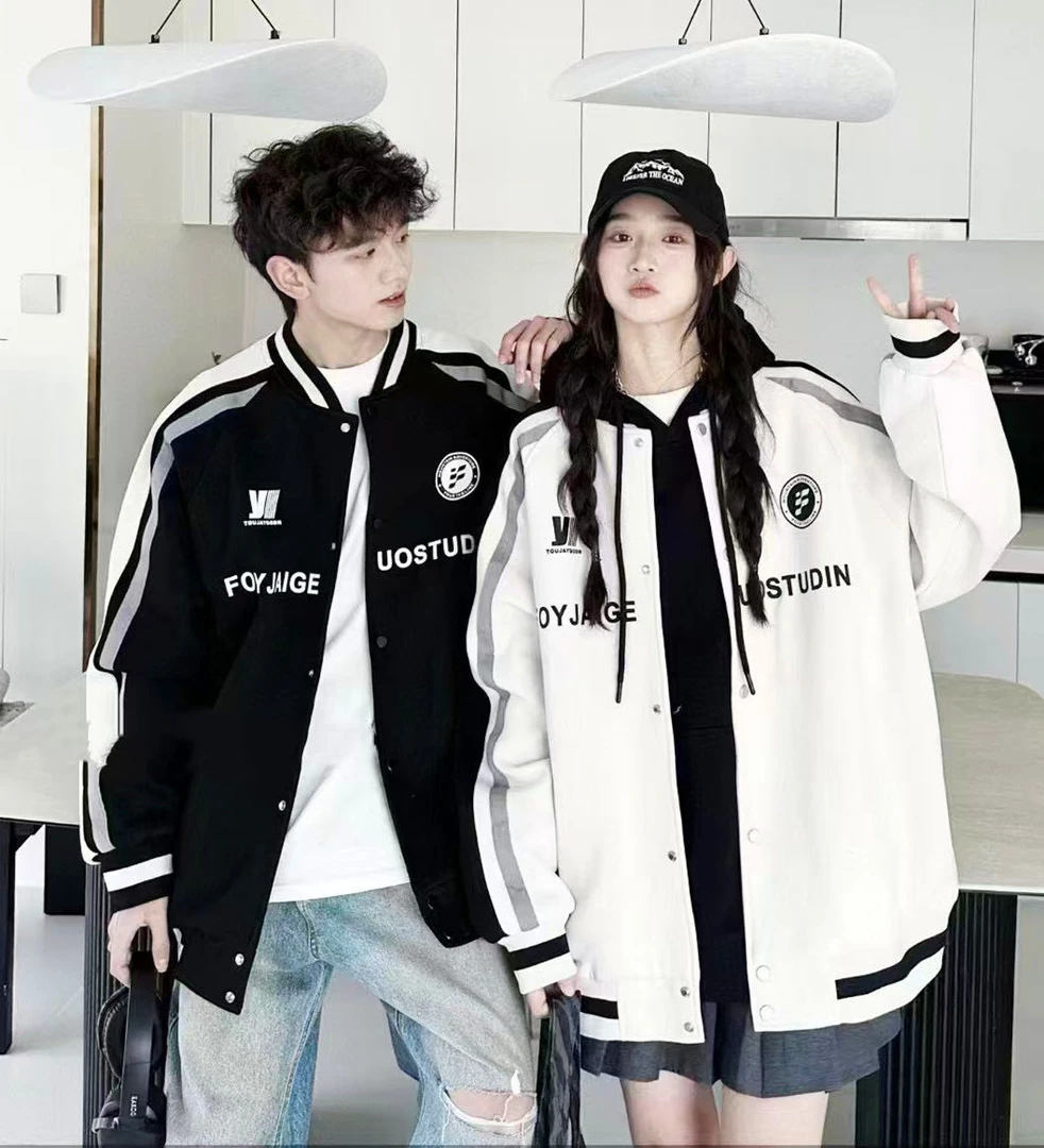 青少年大童春款针织休闲拼色棒球服（2513）