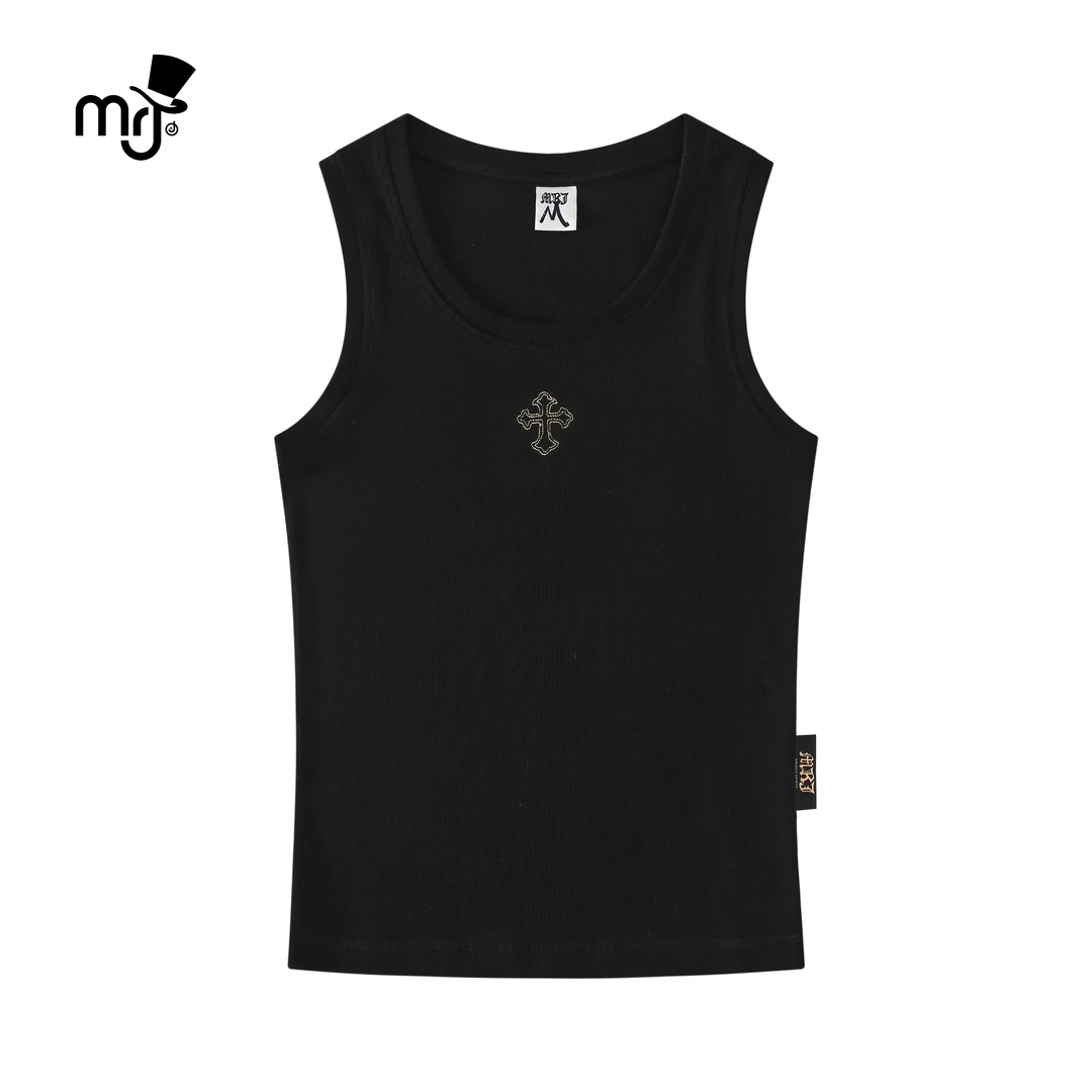 MRJ周杰伦原创品牌厚底黄金夹心夏季秘密背心百搭无袖叶幸洲