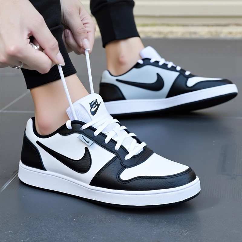 Nike耐克男鞋2025新款Ebernon Low 低帮运动休闲鞋耐磨板鞋AQ1774