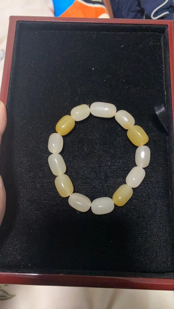 非金属莫桑石手链 江津硒玉随型手串