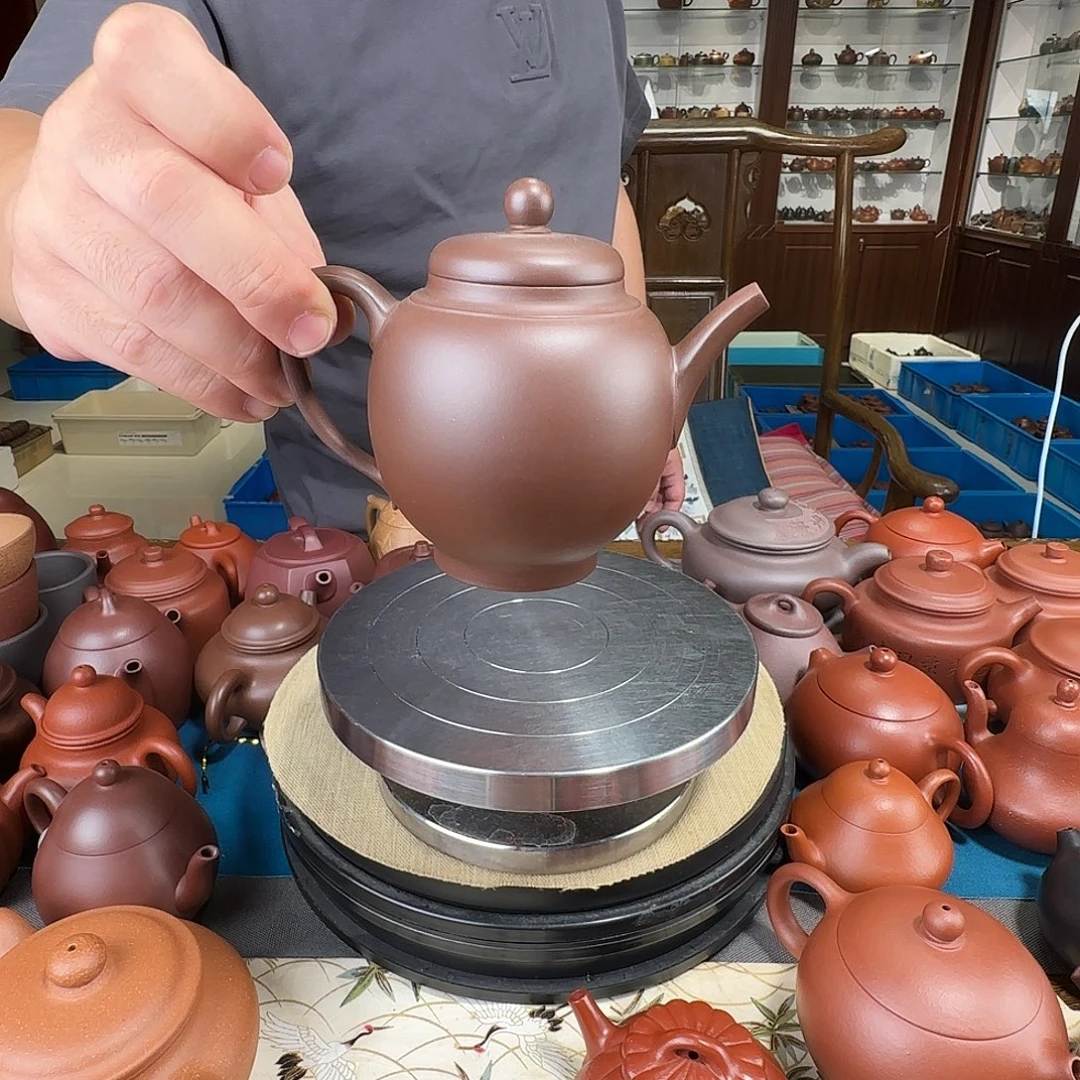茶壶紫砂宫灯紫泥
