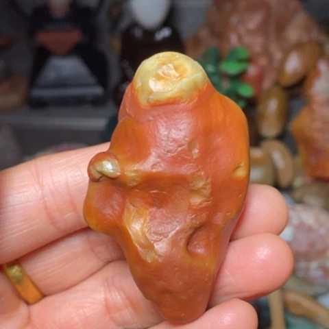 天然俏色戈壁原石 人物