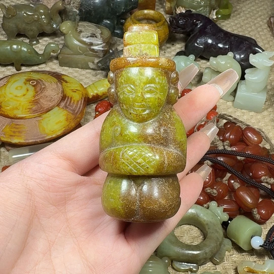 白玉菩提吊坠挂件