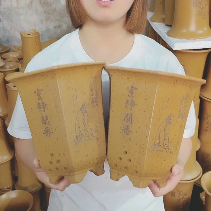 紫砂花盆宜兴紫砂精品花盆