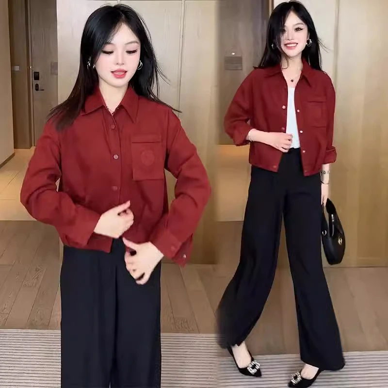 小个子休闲短外套女2025春季新款时尚洋气质显瘦减龄百搭衬衣上衣