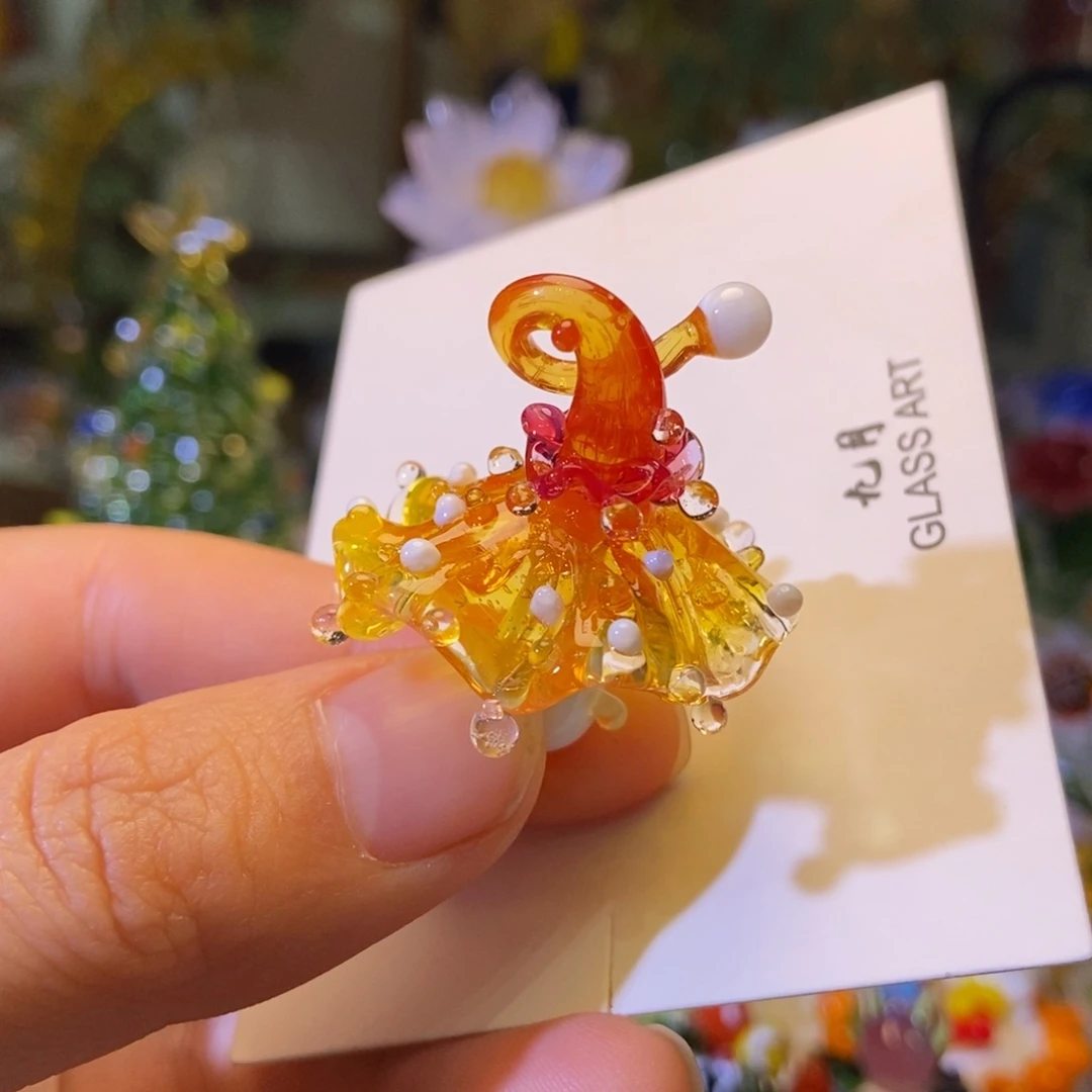 琉璃手工艺品667蘑菇