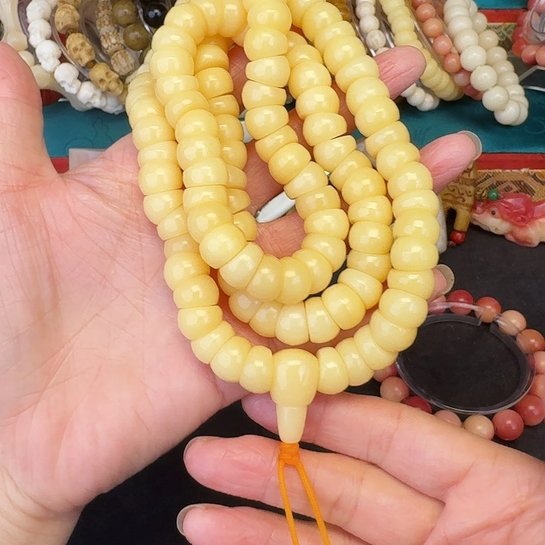 驼骨其他骆驼骨黄透料12尺寸大肠脖挂