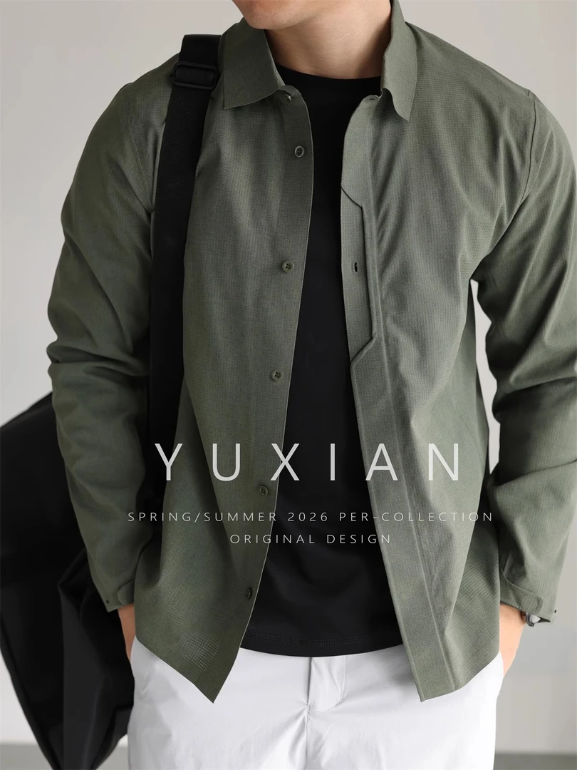 【旅行家系列】多场景速干透气通勤运动衬衫休闲商务衬衣男士春夏