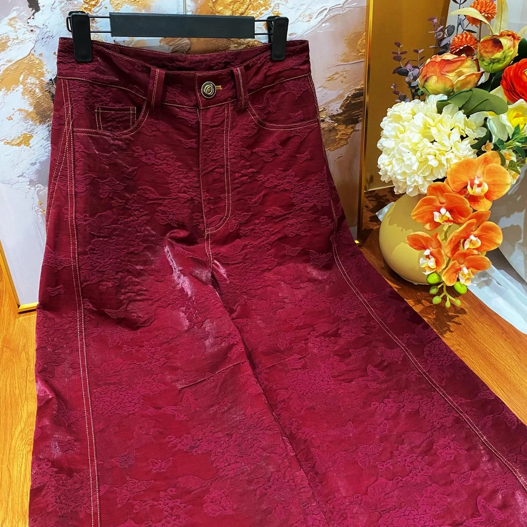 25春季新款高端新中式休闲裤28126067