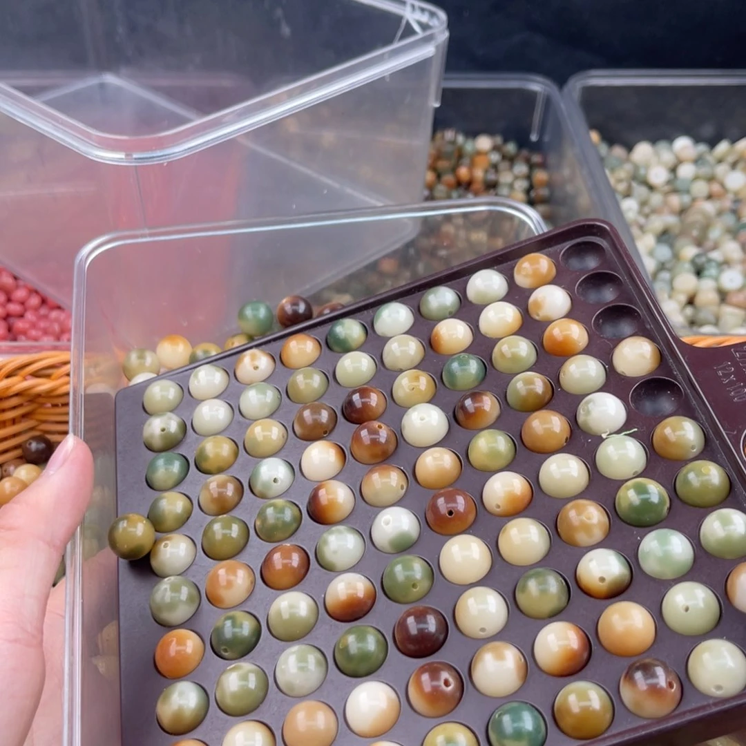 白玉菩提吊坠z 12mm/108颗 微瑕不售后