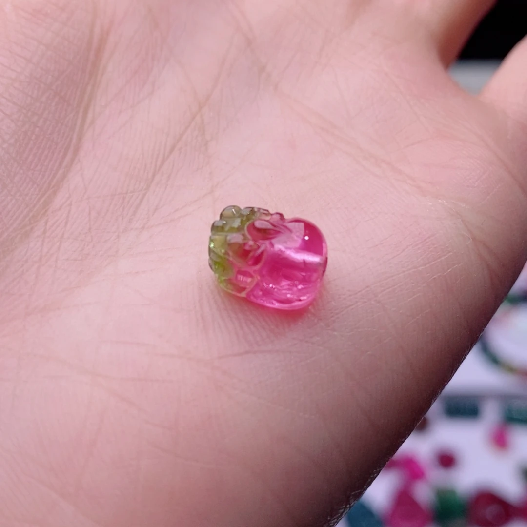 颈饰未镶嵌碧玺貔貅单颗yy