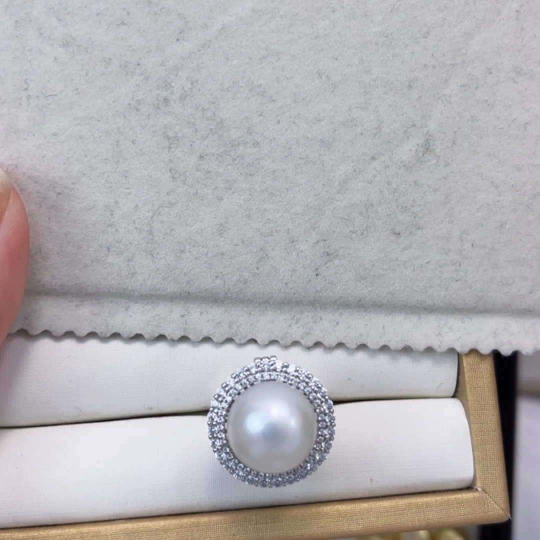 【闪购商品】海水珍珠戒指未镶嵌飞*