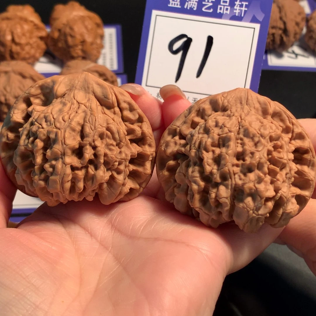 文玩核桃把件91官帽5.5
