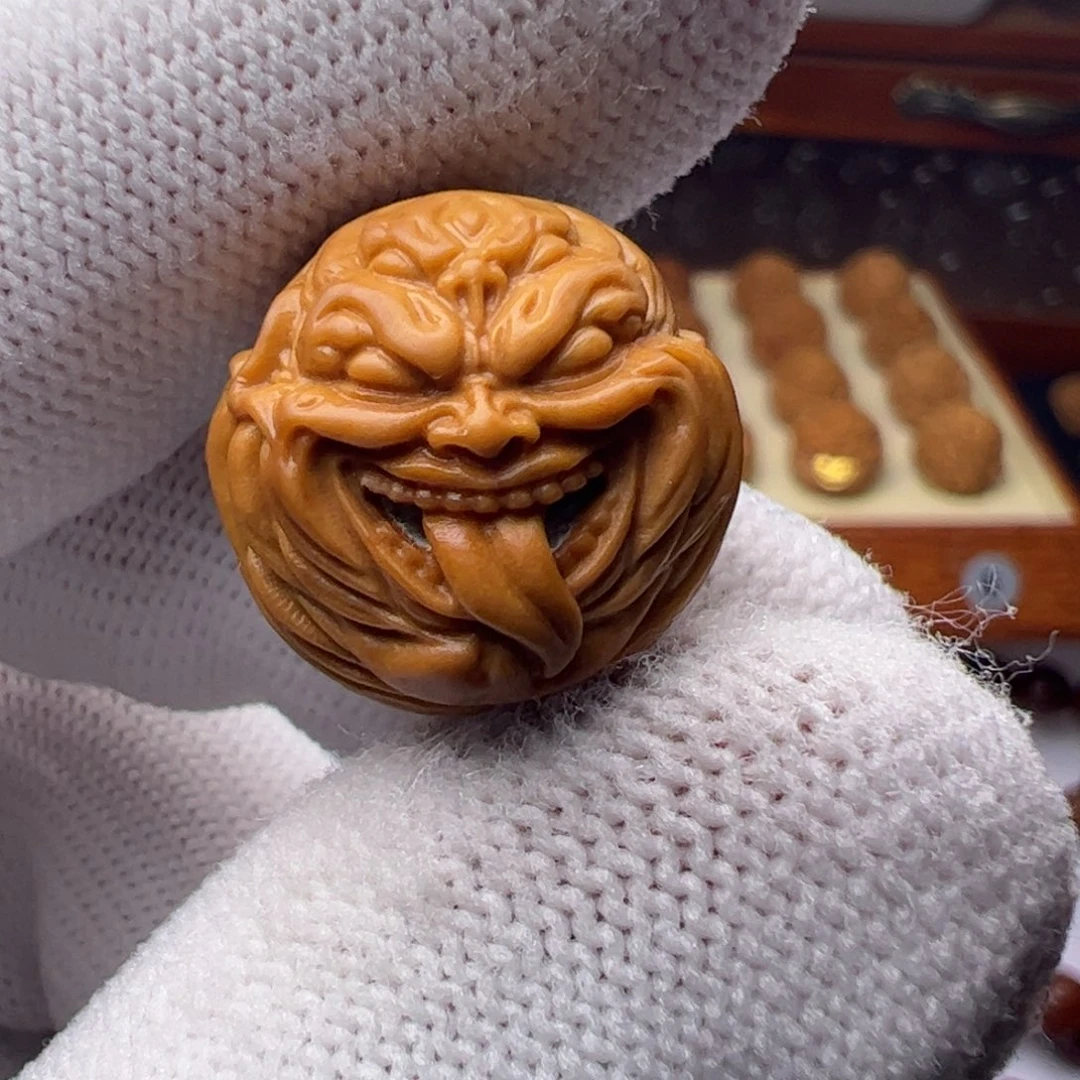 猴头核桃吊坠精工五目舔僧17➕18