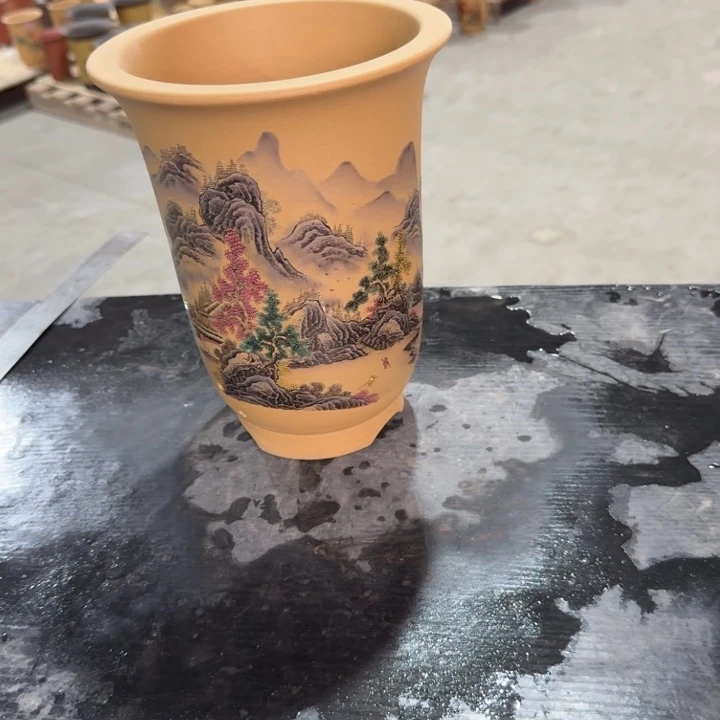 紫砂紫砂花盆破损补发高度22口径17单只