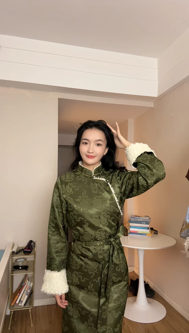 冬季加厚博拉裙气质百搭西藏服藏装民族风