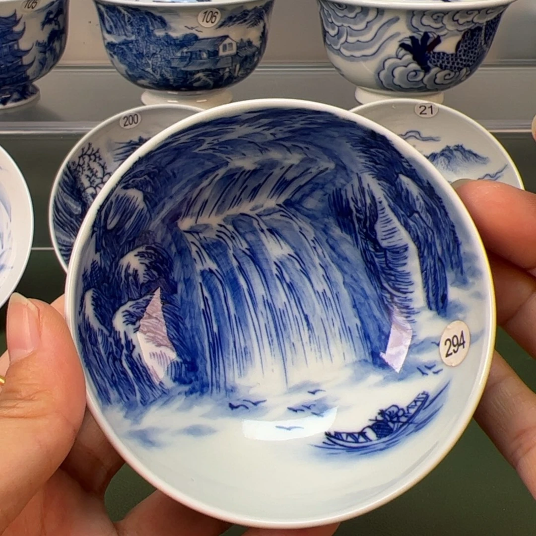 杯木木景德镇纯手绘茶具294