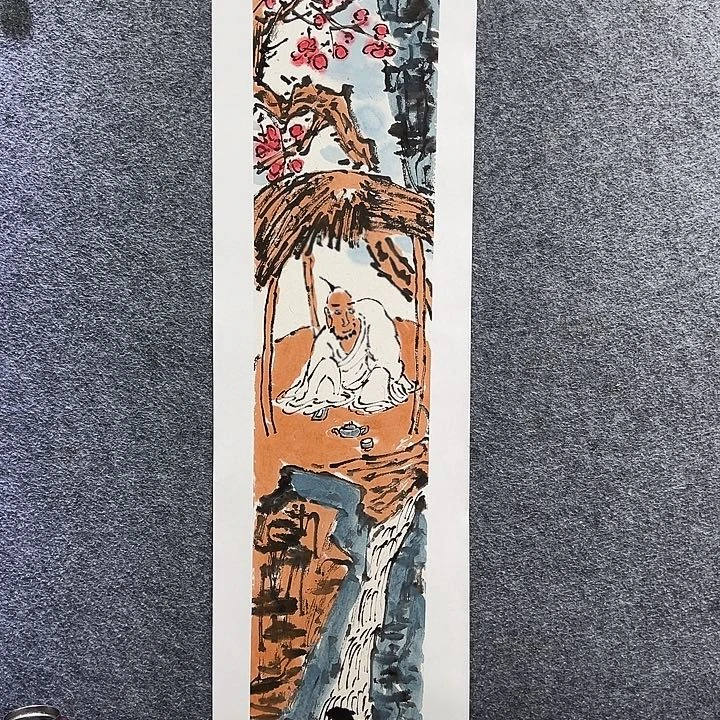 国画知鱼之乐纯手绘