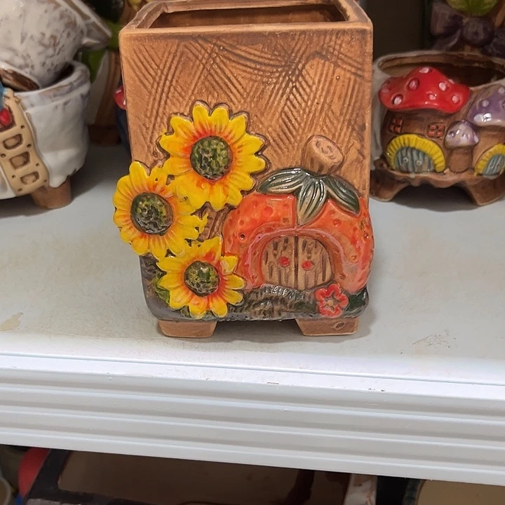 紫砂花盆粗陶材质多肉花盆