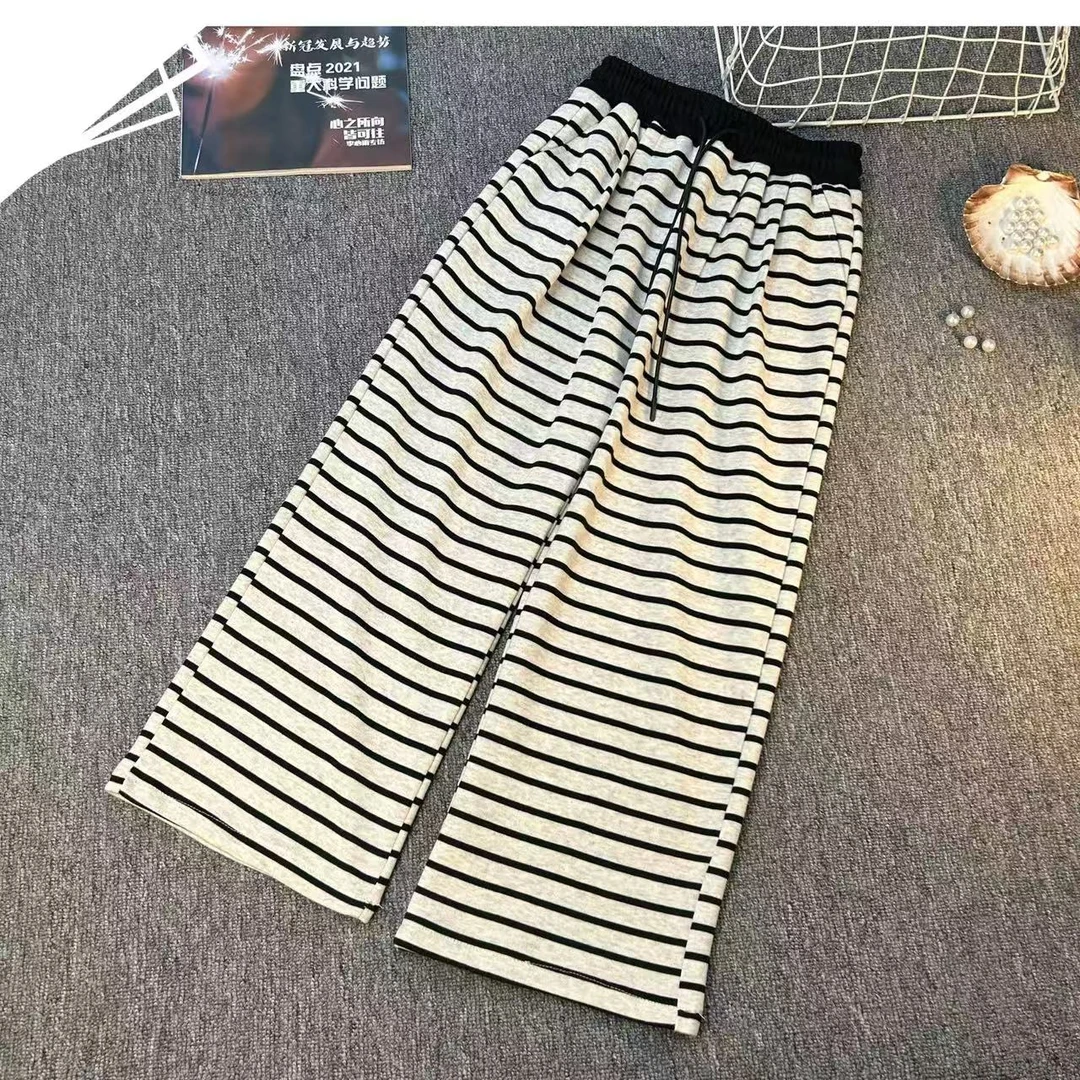 505336 韩版男童女童休闲舒适时尚洋气百搭日常条纹短裤