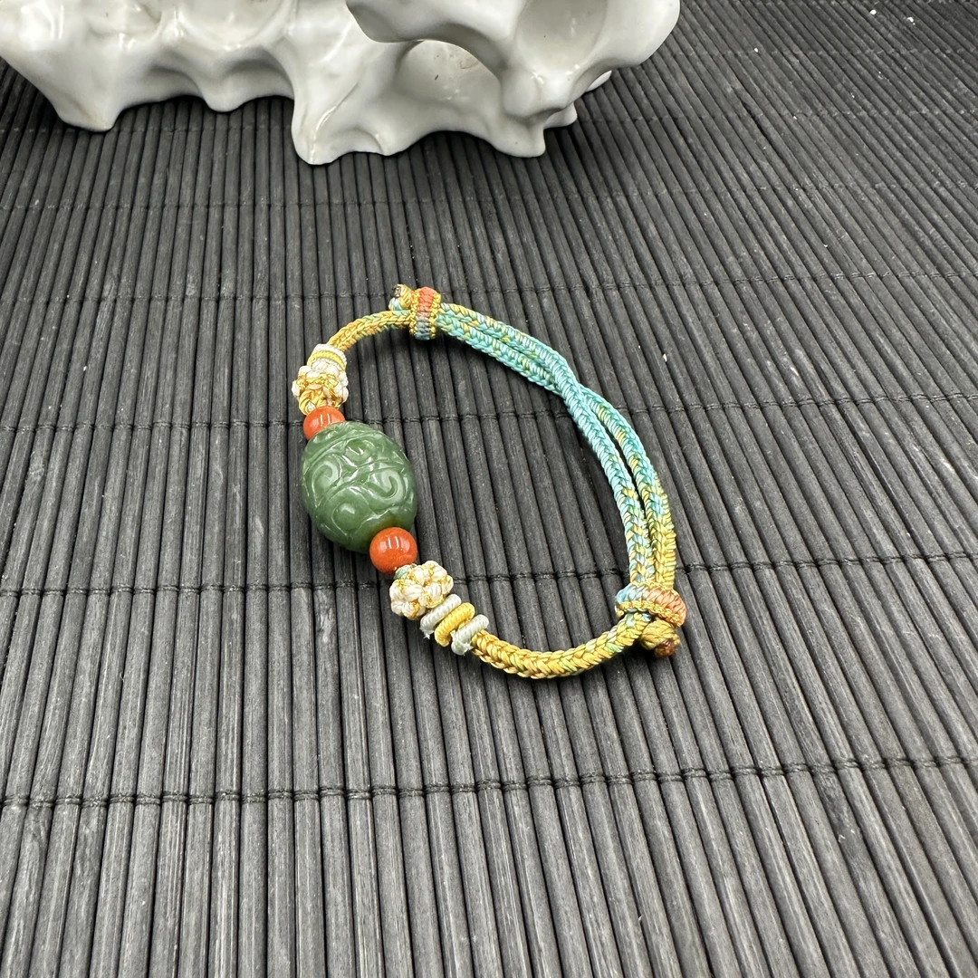 BY1004FWM标006 北玉精选 和田玉手链 多样性发货