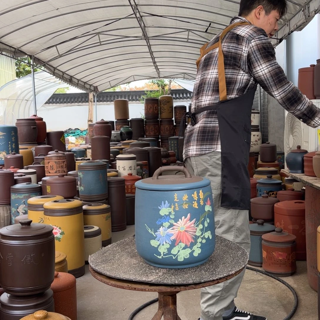 茶叶罐紫砂7 饼茶叶罐