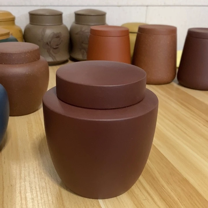 紫砂茶叶罐艾***动醒茶罐