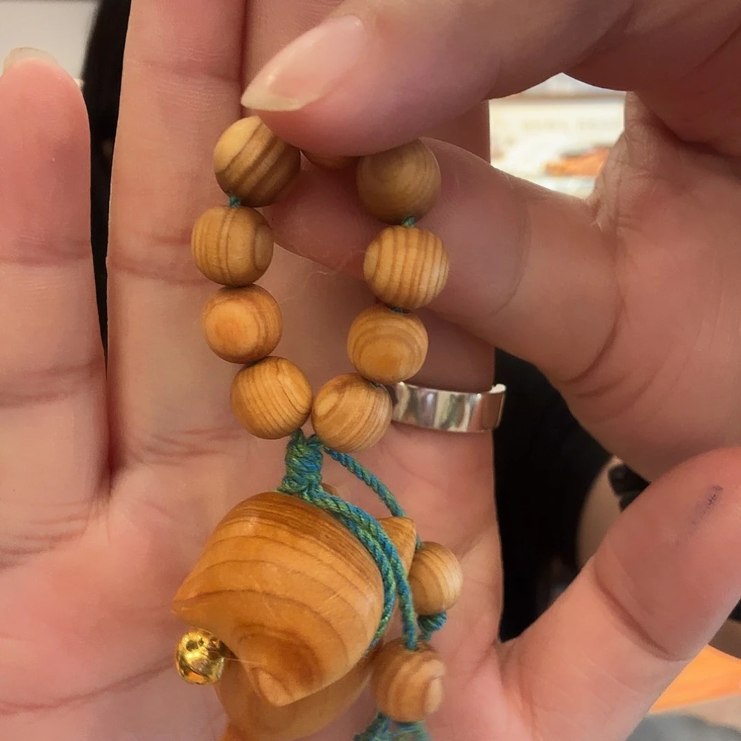 猴头核桃吊坠猫咪