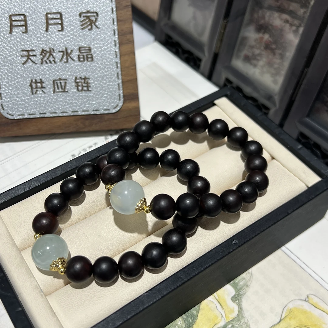 【月月家】L060 原创海蓝宝手串 多样性发其一