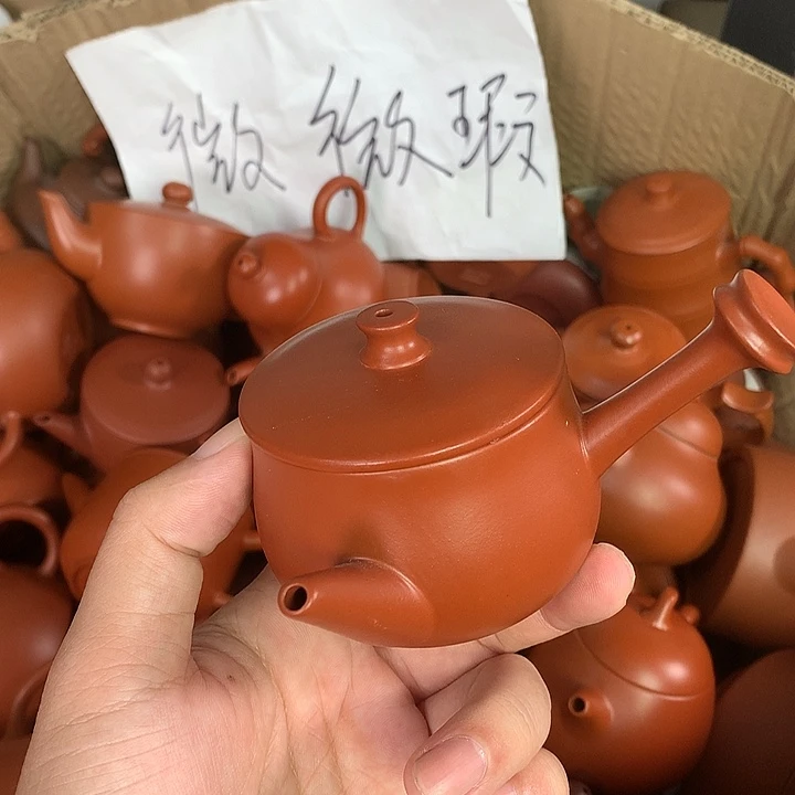 原矿朱泥茶具茶壶家用120