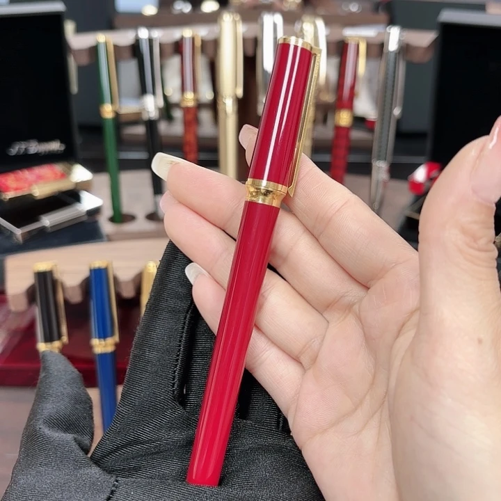 银都家蒙帕纳斯中性笔红漆金